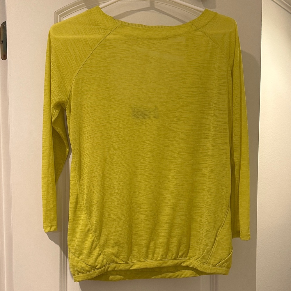 Athleta Yellow Top